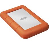 LaCie Rugged Mini 1000GB Naranja, Plata disco duro