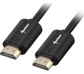 Sharkoon HDMI/HDMI 4K, 5m cable HDMI HDMI tipo A (Estándar) Negro