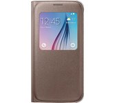 Samsung Funda con ventana de poliuretano para Galaxy S6