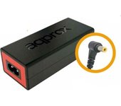 Approx appA03 Interior 65W Negro, Rojo adaptador e