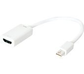 LogiLink CV0036B adaptador de cable mini Displayport HDMI Blanco