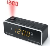 Muse M-188 P Reloj Digital Negro radio