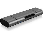 ICY BOX IB-CR200-C USB 2.0 Antracita lector de tar
