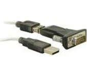 DeLOCK USB 2.0 to Serial Adapter USB A RS-232 Negro