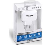 TooQ TQWC-1S02WT cargador de dispositivo móvil Interior Blanco