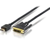 Equip 119323 adaptador de cable de vídeo 3 m HDMI DVI-D Negro