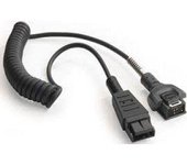 Zebra 25-114186-03R Negro cable de audio