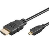 Goobay 5m HDMI A/micro-D cable HDMI HDMI tipo A (Estándar) HDMI tipo D (Micro) Negro