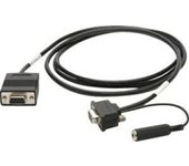 Zebra 25-13227-03R 1.83m DB9 Negro cable de serie