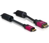 DeLOCK HDMI 1.3b to HDMI Mini Cable 3.0m cable HDMI 3 m HDMI tipo A (Estándar) HDMI Type C (Mini) Negro
