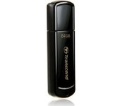 Transcend JetFlash 350 64GB USB 2.0 Capacity Negro