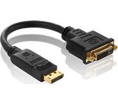 PureLink PI170 adaptador de cable de vídeo 0,1 m DisplayPort DVI-D Negro