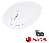 Raton Inalambrico Fog White