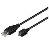 Microconnect USBAMB82 cable USB 1,8 m USB A Mini-USB B Negro