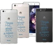 Words funda Huawei P8 Lite Niégalo transparente