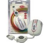 3free 3F-MSM201/WP USB Óptico 800DPI Blanco ratón