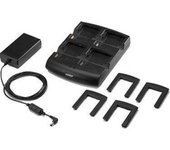 Zebra 4-Slot Cradle Kit Interior Negro