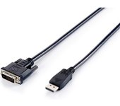 Equip 119336 adaptador de cable de vídeo 2 m DisplayPort DVI-D Negro