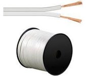Goobay LSK 2x0.75 - 100m cable de audio Blanco