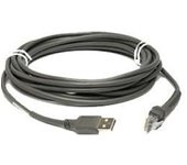 Zebra USB Cable: Series A cable USB 4,5 m USB A Gris