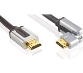 Profigold 1m High Speed HDMI cable HDMI HDMI tipo A (Estándar) Negro, Oro, Gris