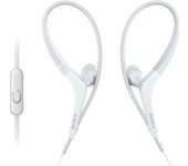 Sony MDRAS410APW auriculares para móvil Binaural gancho de oreja Blanco