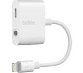 Belkin RockStar 3.5 mm + Lightning Lightning Blanco