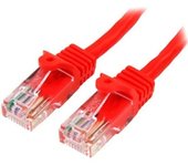 StarTech.com Cable de Red de 5m Rojo Cat5e Ethernet RJ45 sin Enganches