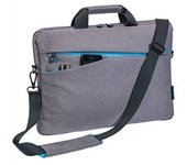 PEDEA 66063014 maletines para portátil 43,9 cm (17.3 pulgadas pulgadas) Bandolera Gris