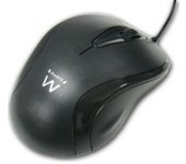Ewent EW3152 USB Óptico 1000DPI Negro ratón