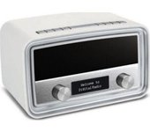 Soundmaster UR190 Reloj Digital Blanco radio