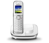Panasonic KX-TGJ310 Teléfono DECT Blanco Identificador de llamadas