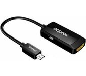 Approx appC24 HDMI MHL Negro adaptador de cable
