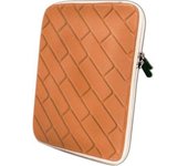 Funda Para Tablet Hasta 7 Appipc07o Efecto Ladrillo Color Naranja