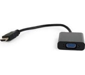 Gembird A-HDMI-VGA-04 adaptador de cable Negro