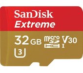 Sandisk Extreme 32GB MicroSDHC UHS-I Clase 10 memo