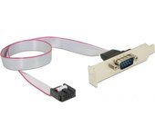 DeLOCK 89605 cable de serie 0,25 m 9 pin serial RS-232