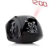 Thomson CP280 Reloj Digital Negro radio