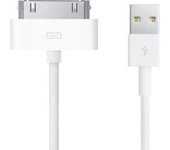 Unotec 28.0051.00.00 cable de teléfono móvil USB A Apple 30-p Blanco 1 m