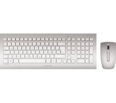 CHERRY DW 8000 teclado RF inalámbrico QWERTZ Alemán Plata, Blanco