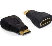 DeLOCK 65244 adaptador de cable 19-p HDMI-C M 19-p HDMI-A F Negro