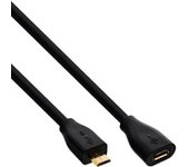InLine 32750P cable USB 5 m Micro-USB B Negro