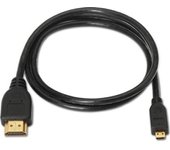 Nanocable HDMI, 0.8m cable HDMI 0,8 m HDMI tipo A (Estándar) HDMI tipo D (Micro) Negro