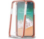 Celly HEXAGON900OR funda para teléfono móvil 14,7 cm (5.8 pulgadas pulgadas) Carcasa rígida Naranja, Transparente