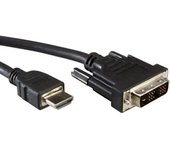 Value 11.99.5532 adaptador de cable de vídeo 3 m DVI-D HDMI Negro