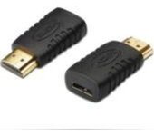 Microconnect HDM19M19FC adaptador de cable HDMI HDMI Mini Negro