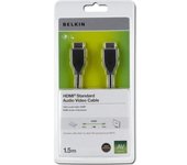 Belkin HDMI 1.4 1.5m cable HDMI 1,5 m HDMI tipo A (Estándar) Negro