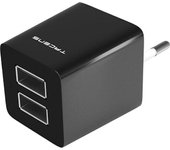 Tacens AUSB1 cargador de dispositivo móvil Interior Negro