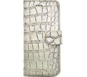 Celly CROCOWIPH6CH funda para teléfono móvil 11,9 cm (4.7 pulgadas pulgadas) Funda cartera Champán