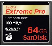 Sandisk 64GB Extreme Pro CF 160MB/s 64GB CompactFl